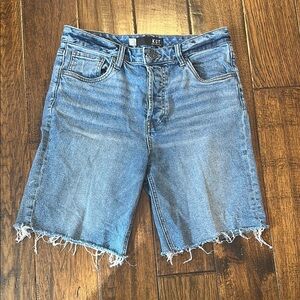 KUT from KLOTH Blue Denim Cutoff Shorts